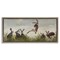 Stupell Industries Jumping Hares in Wild Framed Floater Canvas Wall Art
